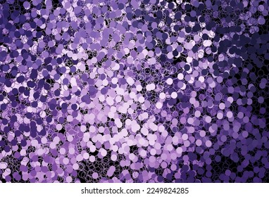 Dark Purple vector layout with circle shapes. Illustration with set of shining colorful abstract circles. Pattern for beautiful websites.