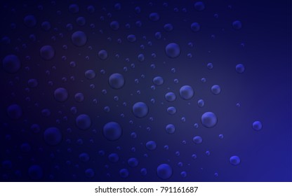 Dark Purple vector layout with circle shapes. Blurred bubbles on abstract background with colorful gradient. Completely new template for your brand book.