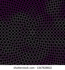Dark Purple vector layout with circles. Abstract illustration with colorful spots in nature style. Pattern for wallpapers, curtains.