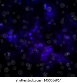 Dark Purple vector layout with circles. Abstract illustration with colorful spots in nature style. Pattern for booklets, leaflets.