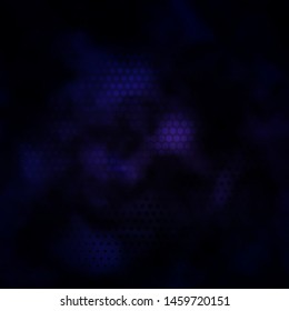 Dark Purple vector layout with circles. Colorful illustration with gradient dots in nature style. Design for posters, banners.