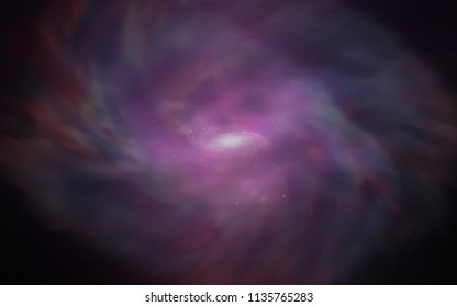Dark Purple vector layout with cosmic stars. Shining colored illustration with bright astronomical stars. Pattern for astrology websites.
