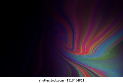 Dark Purple vector layout with cosmic stars. Space stars on blurred abstract background with gradient. Best design for your ad, poster, banner.