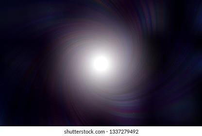 Dark Purple vector layout with cosmic stars. Space stars on blurred abstract background with gradient. Template for cosmic backgrounds.