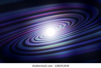 Dark Purple vector layout with cosmic stars. Space stars on blurred abstract background with gradient. Pattern for astrology websites.