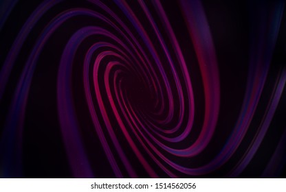 Dark Purple vector layout with cosmic stars. Space stars on blurred abstract background with gradient. Smart design for your business advert.