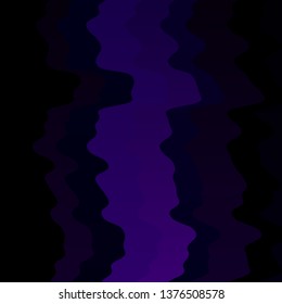 Dark Purple vector layout with curves. Gradient illustration in simple style with bows. Pattern for business booklets, leaflets