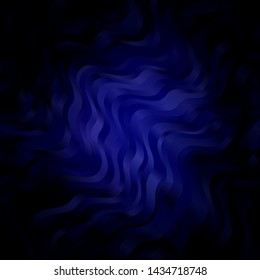 Dark Purple vector layout with curves. Gradient illustration in simple style with bows. Pattern for websites, landing pages.