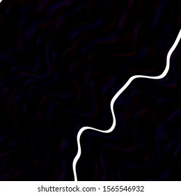 Dark Purple vector layout with curves. Colorful illustration with curved lines. Pattern for ads, commercials.