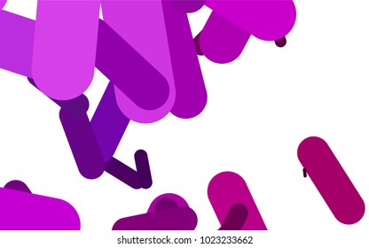 Dark Purple vector layout with flat lines. Blurred decorative design in simple style with lines. The pattern can be used for websites.