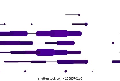 Dark Purple vector layout with flat lines. Glitter abstract illustration with colored sticks. Best design for your ad, poster, banner.