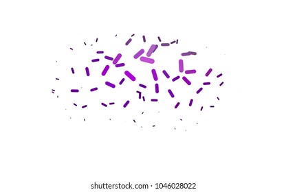 Dark Purple vector layout with flat lines. Capsules on blurred abstract background with gradient. Best design for your ad, poster, banner.