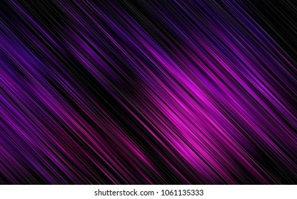 Dark Purple vector layout with flat lines. Lines on blurred abstract background with gradient. Best design for your ad, poster, banner.