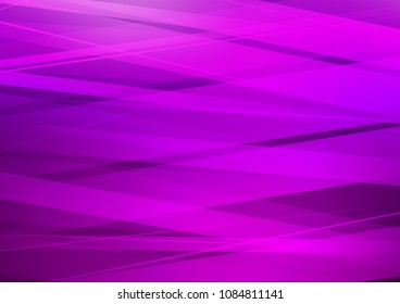Dark Purple vector layout with flat lines. Modern geometrical abstract illustration with staves. The template can be used as a background.