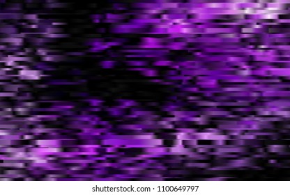 Dark Purple vector layout with flat lines. Lines on blurred abstract background with gradient. The pattern can be used for busines ad, booklets, leaflets
