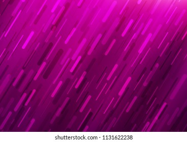 Dark Purple vector layout with flat lines. Decorative shining illustration with lines on abstract template. Best design for your ad, poster, banner.