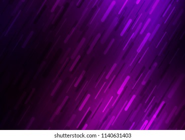 Dark Purple vector layout with flat lines. Blurred decorative design in simple style with lines. The pattern can be used as ads, poster, banner for commercial.