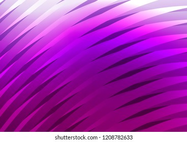 Dark Purple vector layout with flat lines. Glitter abstract illustration with colored sticks. The pattern can be used for busines ad, booklets, leaflets