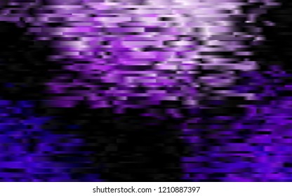 Dark Purple vector layout with flat lines. Modern geometrical abstract illustration with staves. The pattern can be used as ads, poster, banner for commercial.