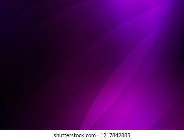 Dark Purple vector layout with flat lines. Lines on blurred abstract background with gradient. Smart design for your business advert.