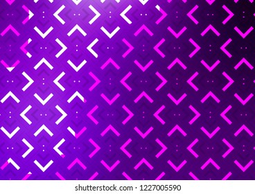 Dark Purple vector layout with flat lines. Modern geometrical abstract illustration with staves. The pattern can be used for busines ad, booklets, leaflets