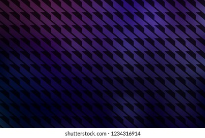 Dark Purple vector layout with flat lines. Lines on blurred abstract background with gradient. Smart design for your business advert.
