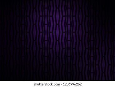 Dark Purple vector layout with flat lines. Blurred decorative design in simple style with lines. The template can be used as a background.