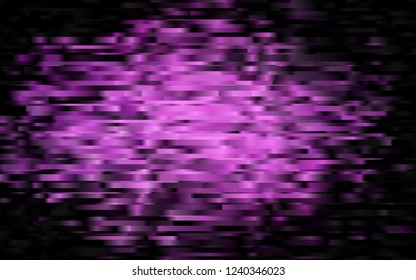 Dark Purple vector layout with flat lines. Shining colored illustration with narrow lines. The template can be used as a background.