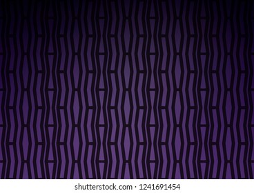 Dark Purple vector layout with flat lines. Blurred decorative design in simple style with lines. The pattern can be used for websites.