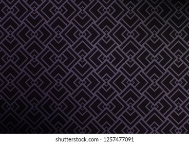 Dark Purple vector layout with flat lines. Glitter abstract illustration with colored sticks. Backdrop for TV commercials.