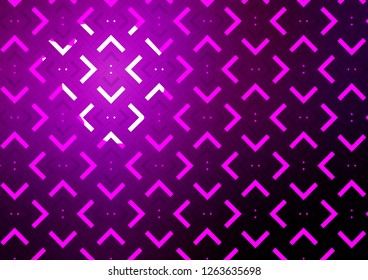 Dark Purple vector layout with flat lines. Glitter abstract illustration with colored sticks. The pattern can be used for websites.