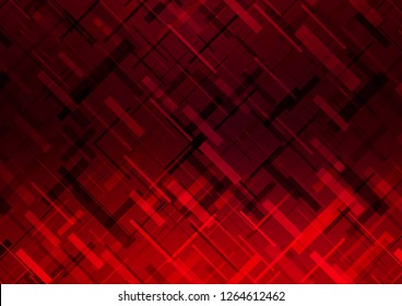 Dark Purple vector layout with flat lines. Glitter abstract illustration with colored sticks. The template can be used as a background.