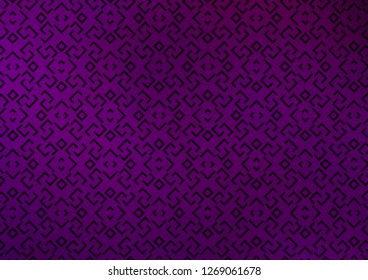 Dark Purple vector layout with flat lines. Modern geometrical abstract illustration with staves. Pattern for business booklets, leaflets.