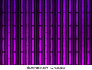 Dark Purple vector layout with flat lines. Modern geometrical abstract illustration with staves. Smart design for your business advert.