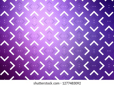 Dark Purple vector layout with flat lines. Blurred decorative design in simple style with lines. Best design for your ad, poster, banner.