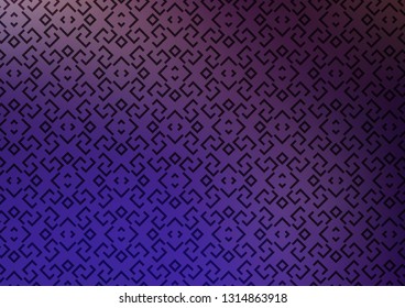 Dark Purple vector layout with flat lines. Blurred decorative design in simple style with lines. Backdrop for TV commercials.