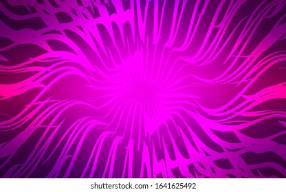 Dark Purple vector layout with flat lines. Blurred decorative design in simple style with lines. Pattern for ads, posters, banners.