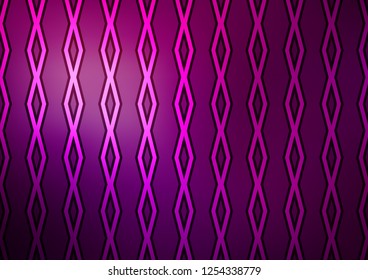 Dark Purple vector layout with lines, rectangle. Colorful decorative design in simple style with lines, rhombuses. Smart design for your business advert.