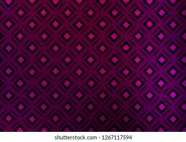 Dark Purple vector layout with lines, rectangle. Shining colorful illustration with lines, rectangles. Smart design for your business advert.