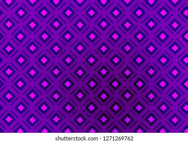Dark Purple vector layout with lines, rectangle. Colorful illustration with lines, cubes on abstract template. Pattern for business booklets, leaflets.