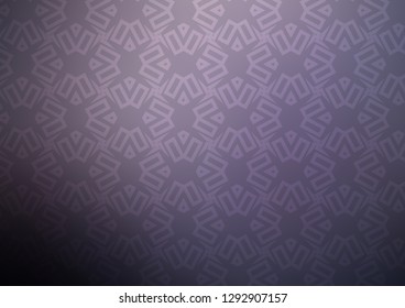 Dark Purple vector layout with lines, rectangles. Decorative design in abstract style with lines, cubes. Modern template for your landing page.