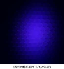 Dark Purple vector layout with lines. Geometric abstract illustration with blurred lines. Template for your UI design.