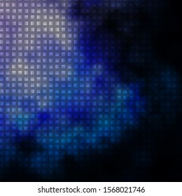 Dark Purple vector layout with lines, rectangles. Colorful illustration with gradient rectangles and squares. Template for cellphones.