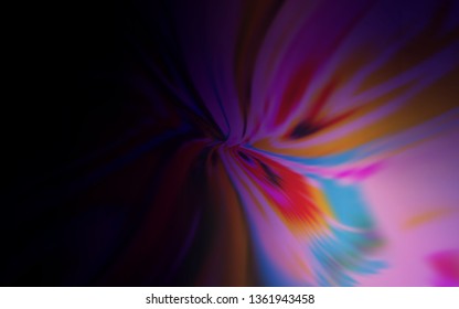 Dark Purple vector layout with wry lines. Modern gradient abstract illustration with bandy lines. A completely new template for your design.