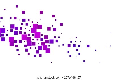 Dark Purple vector low poly background. A sample with a polygonal design. Illustration in polygonal style with repeating squares