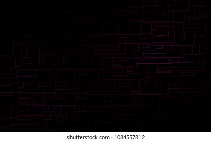 Dark Purple vector low poly background. A sample with a polygonal design. Illustration in polygonal style with repeating squares