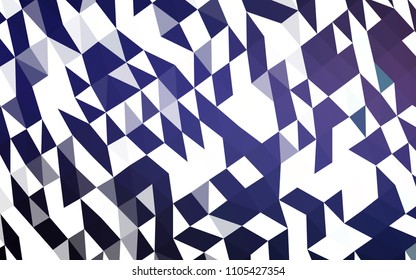 Dark Purple vector low poly texture. Shining illustration, which consist of triangles. The completely new template can be used for your brand book.