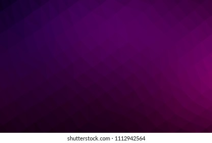 Dark Purple vector low poly texture. Shining illustration, which consist of triangles. The best triangular design for your business.