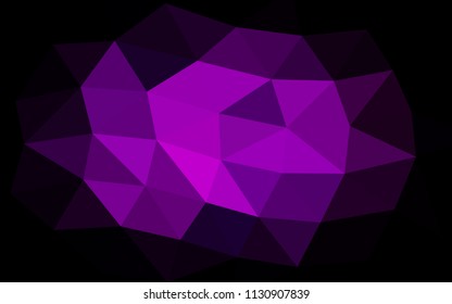 Dark Purple vector low poly low poly. Triangular geometric sample with gradient.  The polygonal design can be used for your web site.