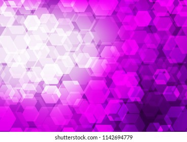 Dark Purple vector low poly pattern. Creative geometric illustration in with gradient. A completely new design for your business.